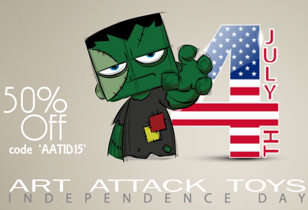 Art Attack Toys 'Independence Day Sale'... 50 Off Everything